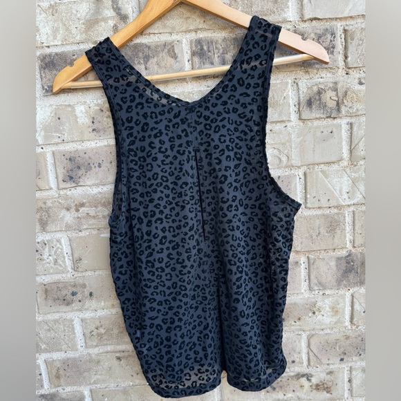 Zyia Sheer Leopard Tank Top - Picture 5 of 12
